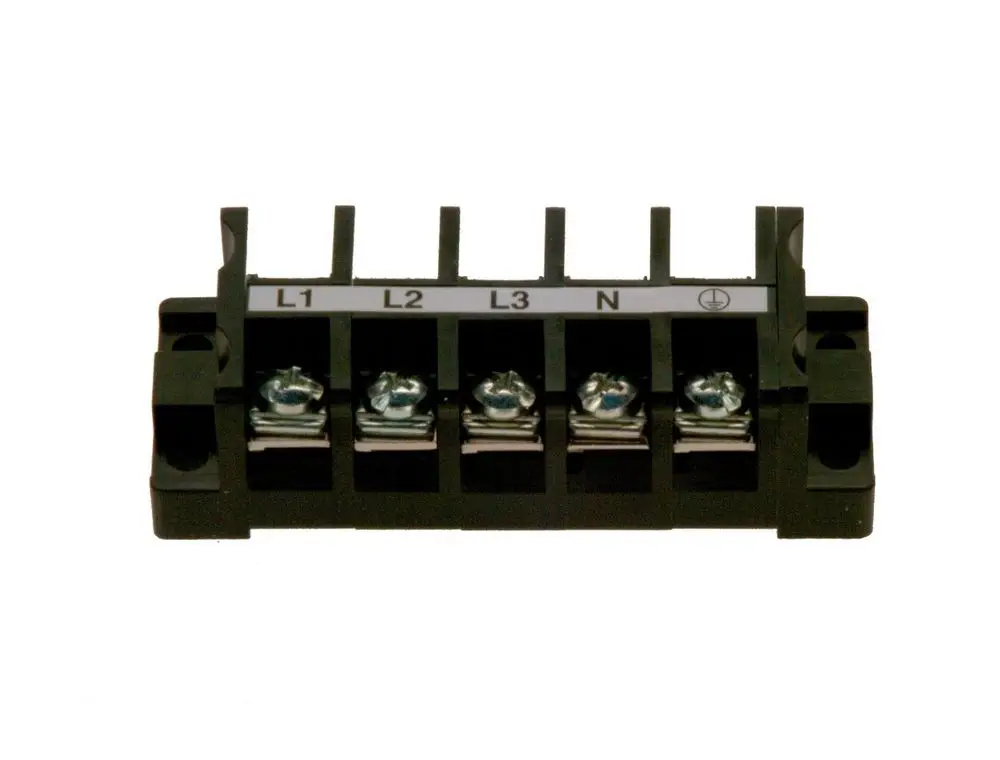 Anschlussklemme von Bosch mit vier Anschlüssen, gekennzeichnet als L1, L2, L3 und N, zur elektrischen Verbindung in Schaltkreisen.